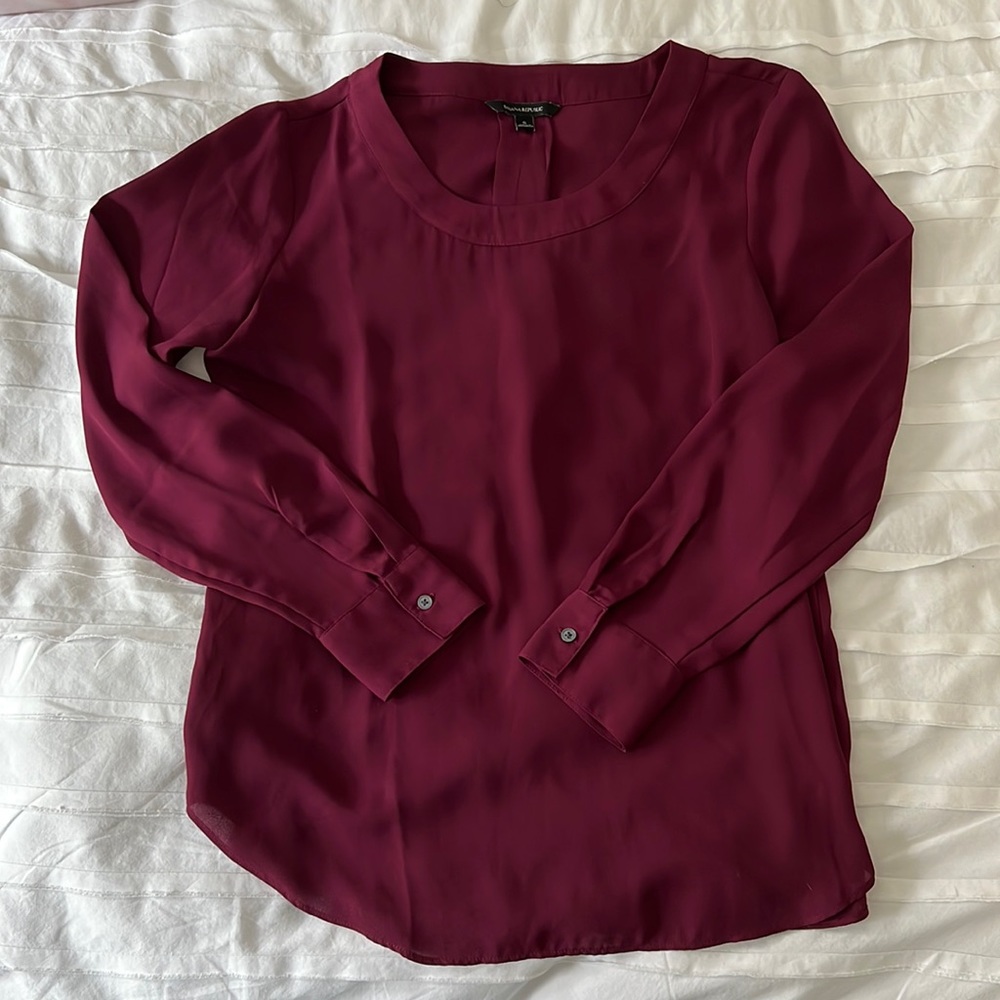 Banana Republic Blouse Sz S